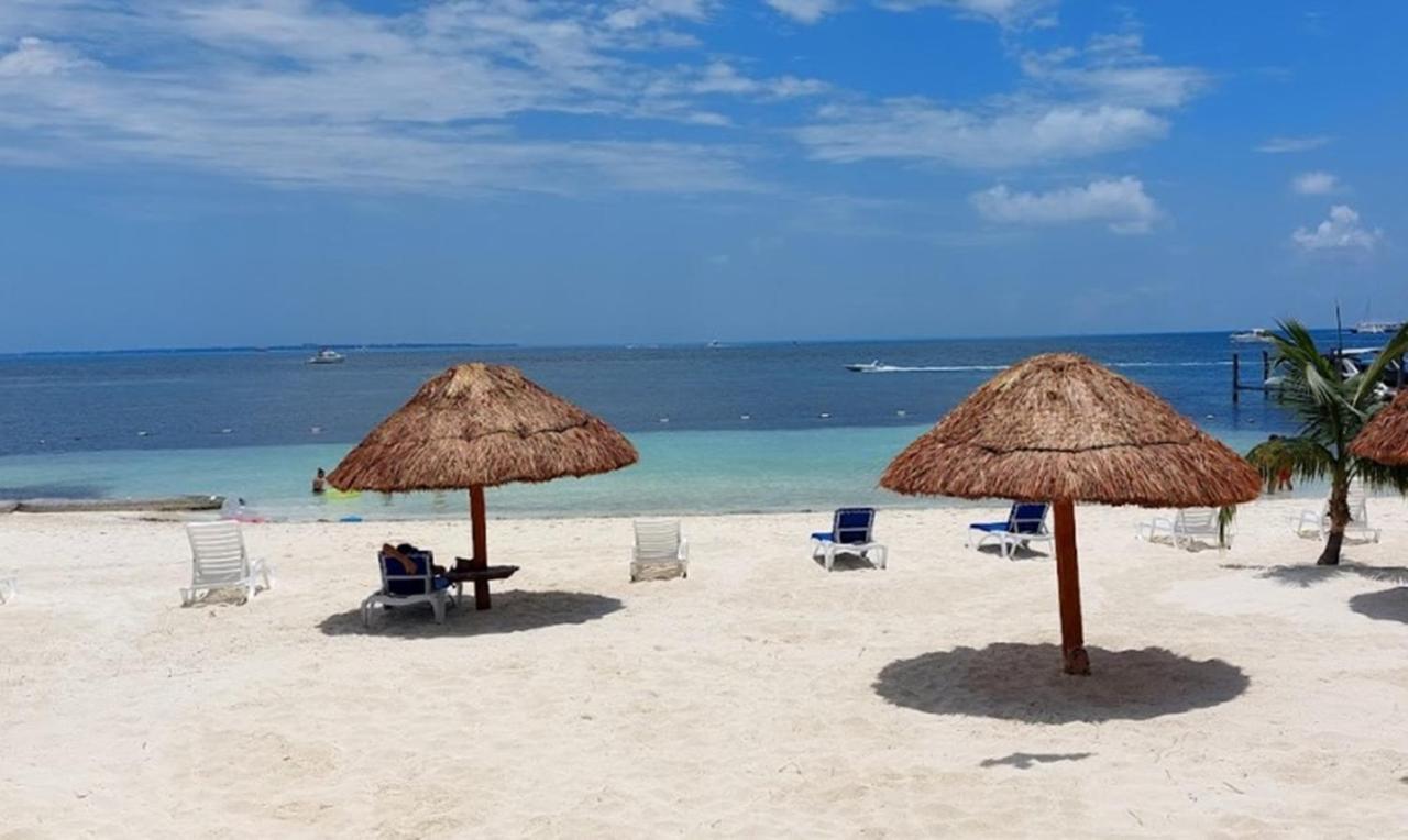 Oceanfront Condo At Unique Location Cancún Exteriér fotografie