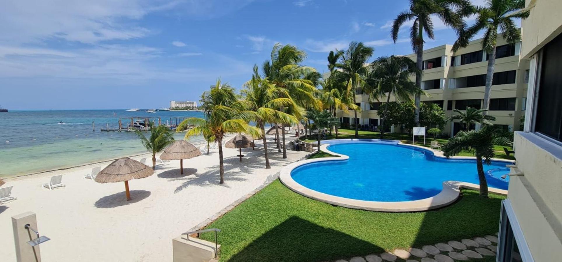 Oceanfront Condo At Unique Location Cancún Exteriér fotografie